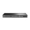 SWITCH TP-LINK TL-SG3428 24 PUERTOS RJ45 GIGABIT 10/100/1000 ADMINISTRABLE CON 4 RANURAS SFP GIGABIT L2 JETSTREAM + 1 RJ45 CONSOLA Y 1 MICRO-USB PARA RACK 19 PULGADAS TL-SG3428