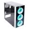 GABINETE GAMER BALAM RUSH DRAGONFLY / MEDIA TOWER /ATX/ 3 VETNILADORES RGB/USB 3.0/ COLOR BLANCO /BR-932813 BR-932813