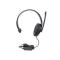 AUDíFONO MONOAURAL CON MICRóFONO, CABLEADO CON UN CONECTOR USB-A, CONTROL DE VOLUMEN EN LíNEA, MICRóFONO AJUSTABLE, NEGRO 179874
