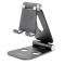 SOPORTE DE ESCRITORIO PARA CELULAR Y TABLET - MULTI ANGULO - PLEGABLE - PORTATIL - EN ALUMINIO Y DE COLOR NEGRO (USPTLSTNDB) - STARTECH.COM MOD. USPTLSTNDB USPTLSTNDB