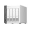 NAS QNAP TS-433-4G /4 BAHIAS NUCLEO CUADRUPLE  2.0 GHZ 4GB DDR3/1 LAN 2,5 GBE/ 1 LAN GBE/USB 3.2 X1/SATA/HOT-SWAP/ SIN DISCOS/ ARM CORTEX A55 TS-433-4G-US