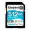 MEMORIA FLASH SD KINGSTON SDXC CANVAS GO PLUS 512GB 170RC10 UHS-I U3 V30(SDG3/512GB) SDG3/512GB