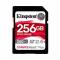 MEMORIA FLASH SD KINGSTON SDXC CANVAS REACT PLUS 256 GB 300R UHS-II V90(SDR/256GB) SDR2/256GB