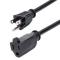 CABLE DE 2M DE EXTENSION DE ALIMENTACION - CABLE NEMA 5-15R A NEMA 5-15P - 13A 125V - 16AWG - STARTECH.COM - CABLE EXTENSOR DE ALIMENTACION PARA COMPUTADORA NEMA 5-15R A NEMA 5-15P - UL PAC1016