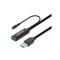 CABLE USB EXTENSION, MANHATTAN,153768,V3.2 EXT. ACTIVA  15.0M NEGRO 153768
