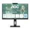 MONITOR LED AOC Q27P3CW / COLOR NEGRO / PANEL DE 27 / HDMI / DP / VGA  / ASPECTO 16:9 / TIEMPO DE RESPUESTA 4MS / 2560X1440 / 75HZ / VESA 100X100 MM / CONTRASTE 20,000,0001 / BRILLO 350 CD/M2  Q27P3CW