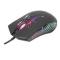 MOUSE OPTICO GAMING, MANHATTAN, 190220, 7 BOTONES, 7200 DPI, LED RGB, NEGRO 190220
