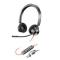 DIADEMA HP POLY 767F7AA BLACKWIRE C3310/ ALAMBRICA MONOAURAL USB-A + USB-C REDUCCION DE RUIDO CON MICROFONO CONTROL EN EL CABLE COLOR NEGRO CON NARANJA 767F7AA