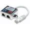 DISTRIBUIDOR MODULAR INTELLINET 2 X 1 RJ45 CAT 5E 504195
