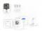 Camara Hikvision DS2CD2410FIW Cubo IP, WiFi, para interior,1 MP, Scan progresivo, IR 10m, incluye PIR para detección de movimiento.