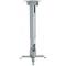 SOPORTE MANHATTAN  PROYECTOR PARA MURO O TECHO SOPORTA 20KG CON ALTURA AJUSTABLE ,INCLINACION Y GIRO COLOR PLATA 461191