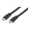 CABLE HDMI MANHATTAN  2.0  M-M 10 MTS  DE ALTA VELOCIDAD  CON ETHERNET PARA PARED 353977