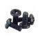 JUEGO DE TORNILLERIA CONDUNET NORTH SYSTEM 12/24 X 1/2 CON 50 PZAS NEGRO LISO NORTH709-BKL