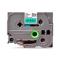 CINTA BROTHER LAMINADA TZE741 NEGRO SOBRE VERDE DE 18MM  PARA PT-9800PCN, PT-D400,PT-D600 TZE741