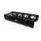 ORGANIZADOR DE CABLES NORTH SYSTEM  FINGERPRO SENCILLO HORIZONTAL, 2 U.R. FRONTAL NORTH-OH2US