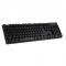 TECLADO VORAGO ALAMBRICO METALICO MULTIMEDIA ILUMINADO USB NEGR