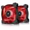 Ventilador CPU Corsair AF120 LED Red 120mm Twin Pack