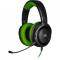 Corsair Audífonos Gamer HS35, Alámbrico, 1.1 Metros, 3.5mm, Negro/Verde