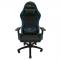 Silla Gaming GAME FACTOR CGC600-BL - Gamer, Negro/Azul