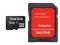 Memoria Flash SanDisk, 16GB microSDHC Clase 4, con Adaptador