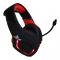 Diadema Yeyian Wicked S3000, Headset Gamer, Negro con Rojo, USB