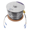Carrete de fibra óptica Linkedpro EF-300M monomodo con conectores SC-SC Duplex, reforzada con Kevlar para soportar tirones, de 300 metros