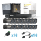 Sistema Epcom HDX Con 16 HRB900 900+TVL, WDR, Exterior, IR Inteligente, EV1016HDX, 305m Cable Cat5e LinkedPRO, Fuente de Poder Profesional, Transceptores Titanium