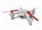 Drone Quadcopter HUBSAN H107D, Transmisor radiocontrol con FPV, 2.4 Ghz, 100 metros, color Blanco