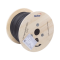 Cable de Fibra Óptica Aérea G.657A2 tipo Drop (Mini Figura 8), Monomodo de 1 Hilo, Color Negro, 1 Kilómetro IC-FIG8A2-1C
