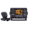 Radio móvil marino, 25 watts, Tx:156.025-157.425MHz, Rx:156.050-163.275MHz, receptor AIS y conector NMEA 2000 incluido, pantalla de matriz de puntos,compatible con GPS, capacidad de llamada selectiva DSC, canales CAN, USA, INT  incluye microfono. IC-M506/