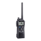 Radio Portátil Marino, 6W, rango de frecuencia Tx:156.025-157.425MHz, Rx:156.050-163.275MHz, sumergible IPX8, 700mW de potencia de audio y grabador de audio  incluido incluye:incluye;Batería BP-254N Antena FA-S64V. Clip MB-103 Carg. BC-210. IC-M73/11