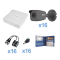 Sistema Epcom KESTXLT16B, TURBO HD720p, Incluye DVR 16ch, 16 cámaras balas (interior - exterior 3.6mm), Transceptores, Conectores, Fuente de poder profesional