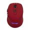 Mouse Inalámbrico VORAGO MO-306, Recargable, Rojo, iluminado, 2400 DPI, MO-306RD
