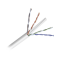 Bobina de cable UTP Cat6 Linkedpro PRO-CAT-6-PLUSW de 305 metros, alto desempeño, super flexible, UL, Cobre, para aplicaciones de CCTV y redes de datos
