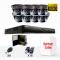 Sistema TurboHD(TVI) 8 domos 90 grados, IR 1080P WDR Full HD, TurboHD, balluns, fuente de poder profesional, agregar cable TURBOD88