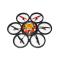 Drone Hexacopter WLToys V323, 2.4 ghz hasta 150 megros, 360 grados, color Negro