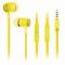 AUDIFONOS VORAGO AMARILLO MICROFONO 3.5MM