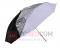 Sombrilla para Fotografía, Extragrande de 110cm , Plata/Negro, y Translucida, Doble Uso