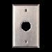 Placa de Pared Reforzada, de Acero Inoxidable, Para Uso Industrial, de 1 Puerto XFP-S-01-SS
