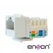 JACK KEYSTONE ENSON EPRO-JACK5E-WH CAT5E VERTICAL CON PINZAS BLANCO