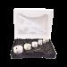 Kit de broca sierras (3/4 - 2 1/4 in) incluye 6 piezas de broca sierras, 2 adaptadores y resorte de 