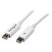 StarTech.com Cable 50cm Thunderbolt - Blanco - Macho a Macho