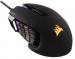 Mouse CORSAIR GAMING SCIMITAR PRO RGB MOBA/MMO MOUSE YELLOW - USB, Óptico, 16000 DPI, Negro