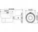 DAHUA IPCHFW1531S28 - Cámara IP bullet 5 Mp/ H265+ / WDR Real 120 dB / Lente 2.8 mm / Ir 30  Mts / 