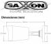 SAXXON TECH BS32B11APAQ- 4 Camaras bullet HDCVI 1080P/ AHD/ TVI/ CVBS/ Amplio Angulo de Vision 92 gr