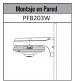 DAHUA IPCEW5531AS - Camara IP FISH EYE 5  MP / Ir 10  Mts / H.265+ / Panoramica 360 grados / Audio/ 