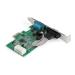 StarTech.com Tarjeta Adaptadora Serial PCI Express RS232 de 2 Puertos - UART 16950 - con Caché FIFO