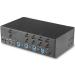 StarTech.com Switch Conmutador KVM de 4 Puertos HDMI - 4K de 30Hz - de Pantalla Doble