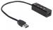 Manhattan 163828 nodo concentrador USB 3.2 Gen 1 (3.1 Gen 1) Type-A 5000 Mbit/s Negro