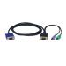 Tripp Lite Kits de cables para multiplexores KVM - Kit de cables PS/2 (3 en 1) de 6 pies (1,8 m) par